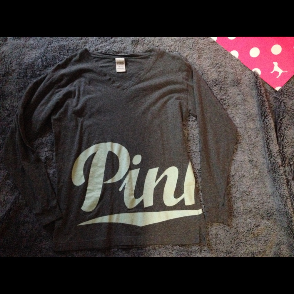 Victoria's Secret PINK V-neck Longsleeve